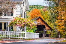 Woodstock, Vermont Middle Covered Bridge