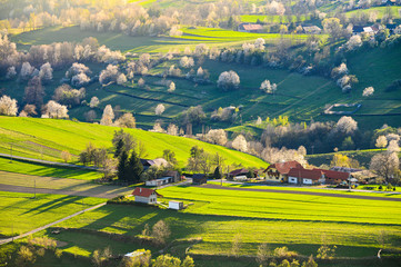 Hrinova village in region of Slovakia