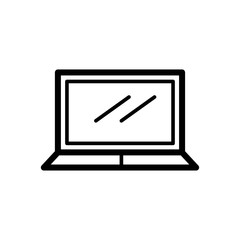 Laptop icon vector