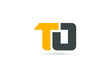 Letter T O Logo. T O linked Letter Design Vector template elements.