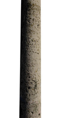 Poster - concrete pillar isolated on a white background. template for design