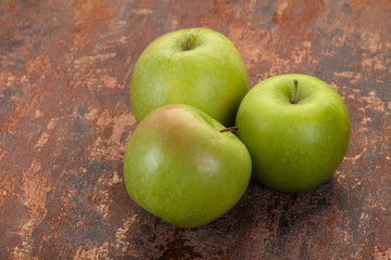 Green ripe apple