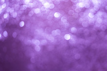 Defocused Image Of Illuminated Purple Lights