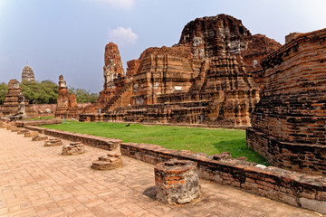 Buddhist temple of Wat Mahathat, Sukhothai - Thailand