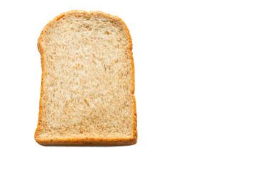 Sliced ​​bread isolated on a white background.