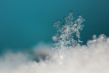 Close-up Of Frozen Water