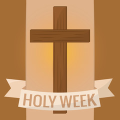 Wall Mural - Holy week poster