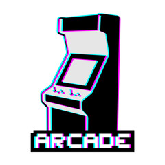 Sticker - Creative design of arcade machine