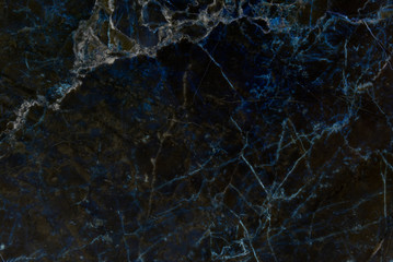 Black marble natural pattern for background