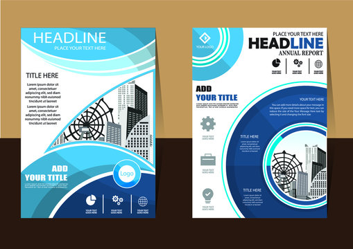 Business abstract vector template. Brochure design, cover modern layout, annual report, poster, flyer in A4 with colorful triangles, geometric shapes for tech, science, market with light background