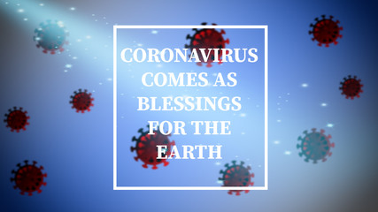 quote. best inspirational and motivational quotes in a circular path and sayings 'coronavirus comes 