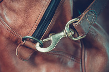 Close-up Of Leather Bag