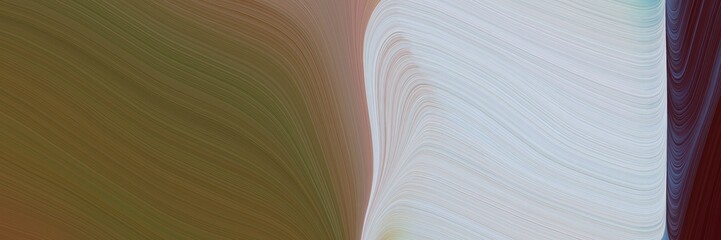 Aufkleber - abstract modern header with pastel blue, dark olive green and very dark pink colors. fluid curved flowing waves and curves for poster or canvas