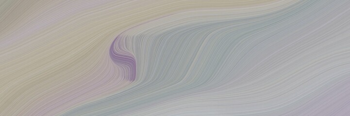 Poster - abstract moving header with dark gray, silver and light slate gray colors. fluid curved lines with dynamic flowing waves and curves for poster or canvas