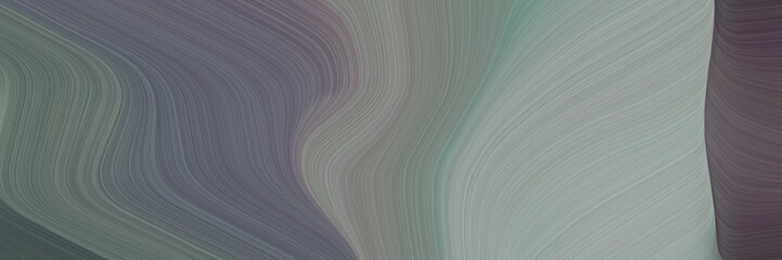 Aufkleber - abstract artistic header design with dim gray, dark gray and old mauve colors. fluid curved lines with dynamic flowing waves and curves for poster or canvas