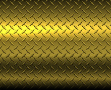Gold Diamond Steel Metal Sheet Texture Background