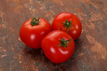 Canvas Print - Ripe juicy tomatoes