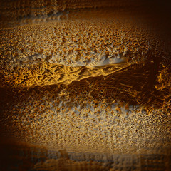 Poster - abstract sepia color stains pattern, blurred background, 3d render