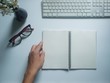 © John just - business woman writing