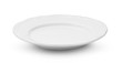 © supamas - white ceramics plate on white background