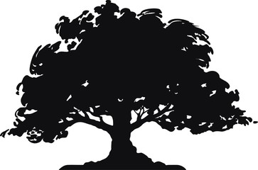 tree silhouette vector