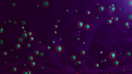 Wall Mural - Corona virus