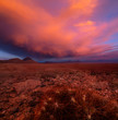 wunderschöner Sonnenuntergang in der Atacama Wüste, Chile.