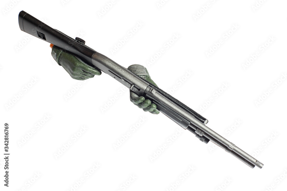 Assalto Fucile Nero Automatico Ak12 Pistola Militare Su Sfondo Bianco Gm672802616 123335075