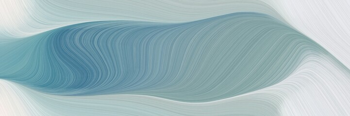 Poster - abstract moving header with dark gray, lavender and blue chill colors. fluid curved flowing waves and curves
