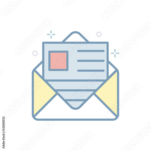 Photographie News Latter Vector Icon
