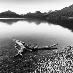 Wall Mural - mountain lake in the morning