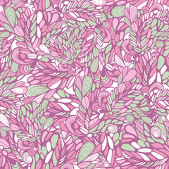 Abstract seamless pattern in spring colors