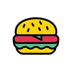 Sticker - burger