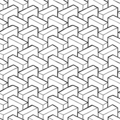 Sticker - optical illusion pattern