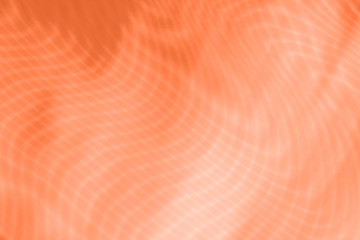 abstraction background: unique wavy pattern of overlaying two grids, blurred and tinted to rust color