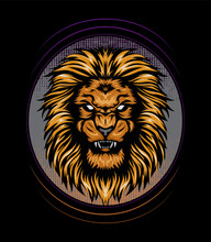 THE Lion Illustration - Lion Logo