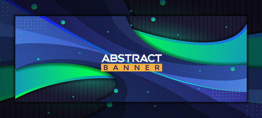 Poster - Abstract Gaming Social media Cover Banner Template