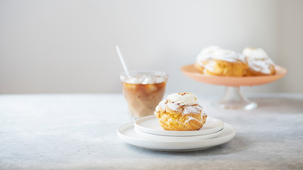 Sticker - Custard cakes with cream