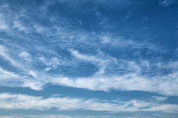 Wall Mural - beautiful blue sky with clouds.