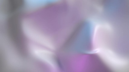 Poster - 3d smooth elegant render of wavy fliud surface. bright light. blue and purple colors. loop animation