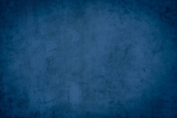  Abstract grunge decor. Beautiful dark blue stucco wall background. Space for designing and inserting text.