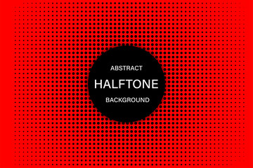 Poster - abstract halftone circle bavkground. vector isolated background design template. abstract vector geo