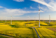 Windpark In Der Uckermark Im Land Brandenburg