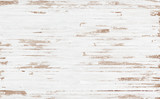 Fototapeta  - White rustic wood  texture background. top view background of light rusty wooden planks. Grunge  of weathered painted wooden plank.