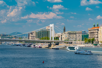 Canvas Print - City of Budapest in Hungary