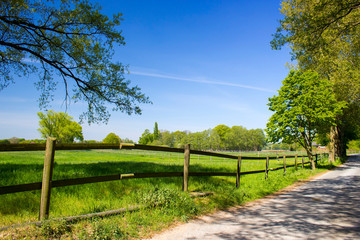 German countryside landscape, Lower Rhine Region