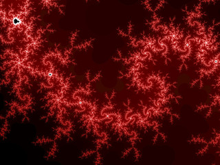 Wall Mural - dark red fractal spiral pattern, digital artwork for creative graphic design