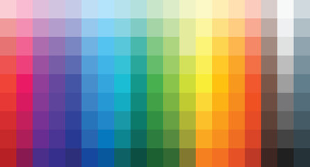 colour set palette vector illustration