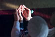 © as-artmedia - Muslim father and son praying together. Muslim dad and son praying in the mosque.