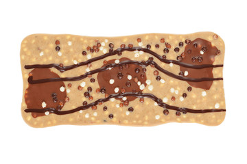 Wall Mural - Chocolate bar with sprinkles isolated